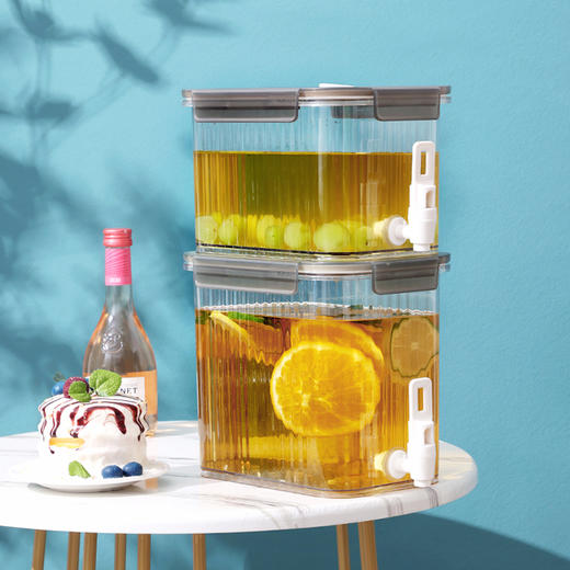 贤妈优选 |冷水壶带水龙头家用放冰箱凉水杯密封大容量耐高温水壶 商品图7