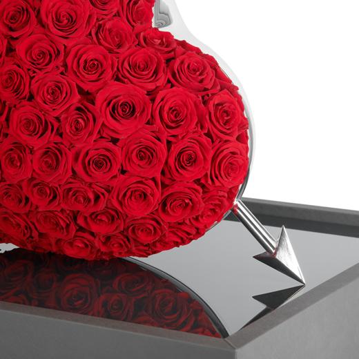 【告白神器】ROSEONLY诺誓  高端定制 永生玫瑰 一见倾心 心形 送爱人女友节日礼物 定制礼品 商品图5