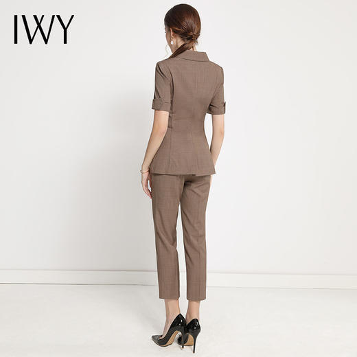 IWY/卡其色西装西裤都市时尚商务职业套装西服CP12222 商品图3