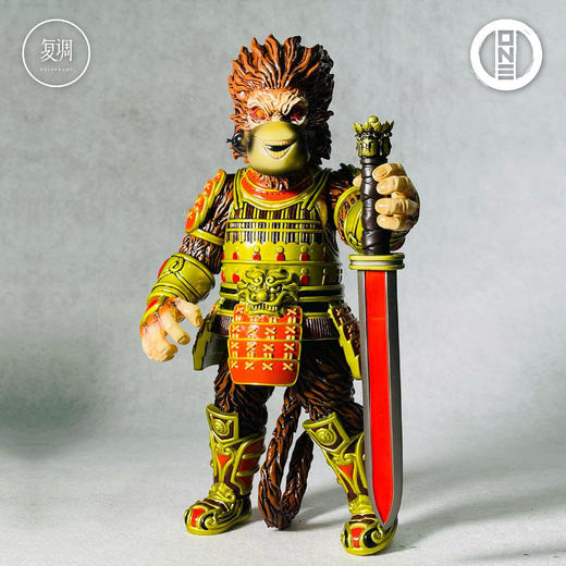 现货 壹工坊 悟空 黄金甲版 搪胶 sofubi 软胶 商品图3