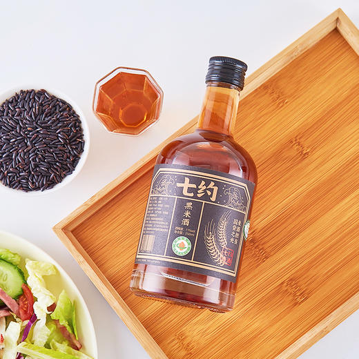 丨有机丨黑米酒系列 350ml和500ml装 酒精度5-14度 七约农场自种有机粮食自己酿制 无添加剂 商品图6