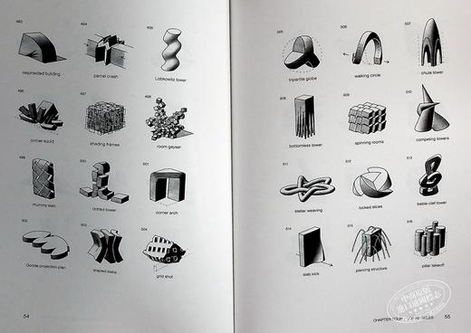 【中商原版】无定所：1001种建筑形式 英文原版 英文版 Siteless: 1001 Building Forms Francois Blanciak 艺术设计 建筑 商品图5