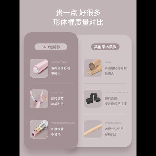 形体棍 开肩开背神器 驼背脊椎矫正器 十字架儿童美背训练器 商品图4