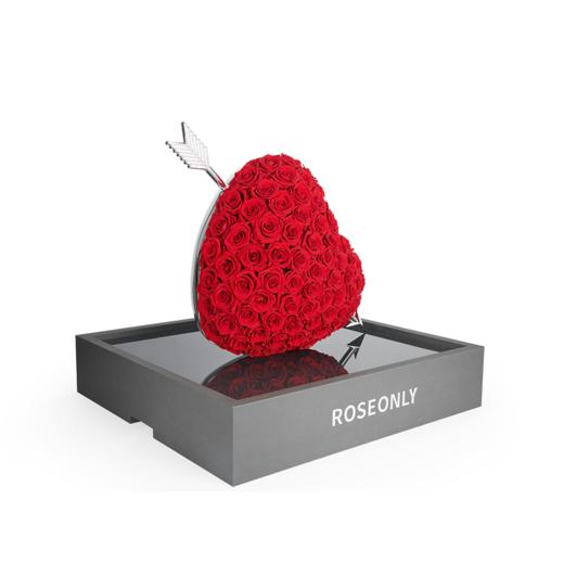 【告白神器】ROSEONLY诺誓  高端定制 永生玫瑰 一见倾心 心形 送爱人女友节日礼物 定制礼品 商品图4