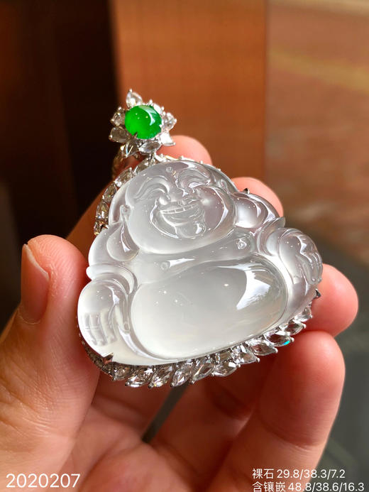 2020207，玻璃佛公吊坠。具体价格微信咨询 商品图3