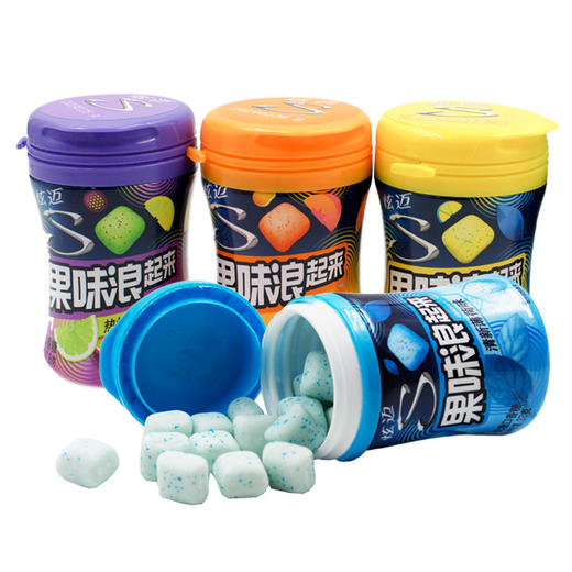 炫迈口香糖瓶装37.8g 果味浪 商品图0