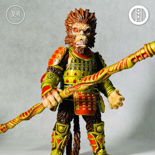 现货 壹工坊 悟空 黄金甲版 搪胶 sofubi 软胶 商品图2