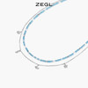 ZEGL设计师环岛日记系列双层叠戴串珠项链女2022年新款夏季锁骨链 商品缩略图1