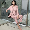 IWY/浅粉色西装三件套西装西裤马甲都市时尚商务职业套装CPM1486-P 商品缩略图2