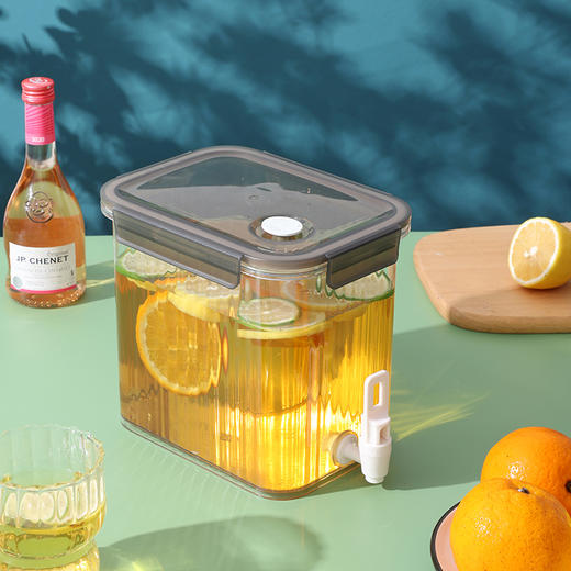 贤妈优选 |冷水壶带水龙头家用放冰箱凉水杯密封大容量耐高温水壶 商品图1