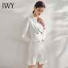 IWY/白色职业西装连衣裙时尚办公室职场工作服主持人名媛气质修身 Q10359 商品缩略图2