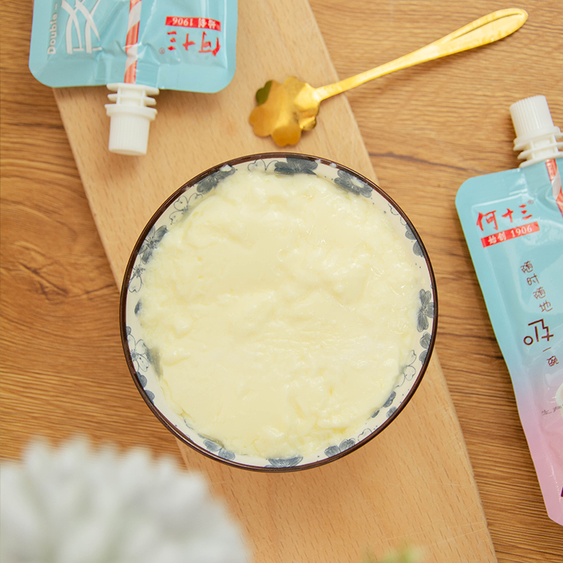 顺德双皮奶 非遗传承 吸着喝的 奶香浓郁 水牛奶制作 一口爱上