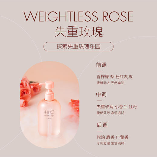 【专利氨基酸、持久留香】【双旦|年终会员日】【入会享优惠】半亩花田氨基酸香氛沐浴露400g 商品图5