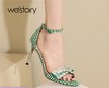 westory一字带仙女风细高跟夏季通勤气质凉鞋W22BG61391 商品缩略图4