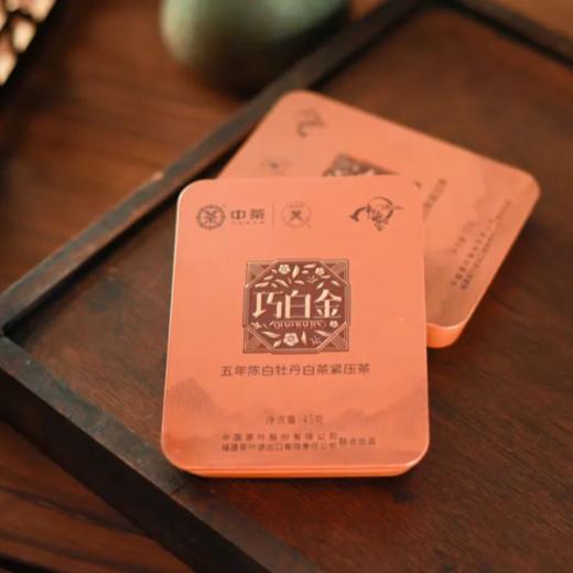 2022中茶蝴蝶5730五年陈巧白金白茶45g 商品图2