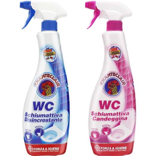 【中欧班列精选2瓶】意大利洁厕剂 大公鸡管家马桶清香去臭洁厕剂泡沫型625ml/瓶 商品图13