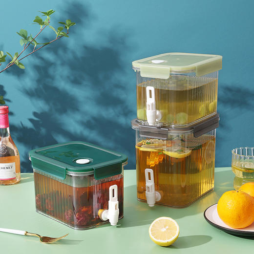 贤妈优选 |冷水壶带水龙头家用放冰箱凉水杯密封大容量耐高温水壶 商品图6