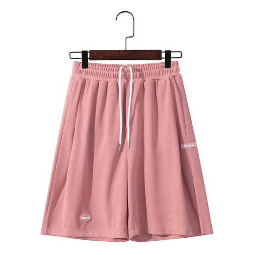 冰丝短裤女夏季薄款显瘦宽松高腰直筒中裤休闲阔腿裤运动五分裤子 商品图4