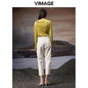 VIMAGE纬漫纪秋季新款设计感小众显瘦套头小上衣女V1813405 商品缩略图5