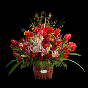 【镂月裁云】拜佛赏月花篮