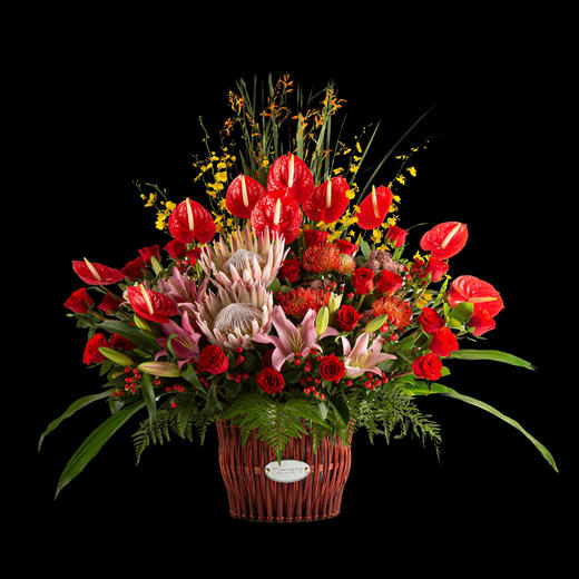 【镂月裁云】拜佛赏月花篮 商品图0