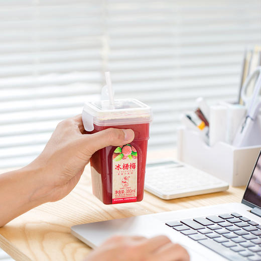 聚仙庄 冰杨梅汁 6瓶装 380ml*6 商品图2