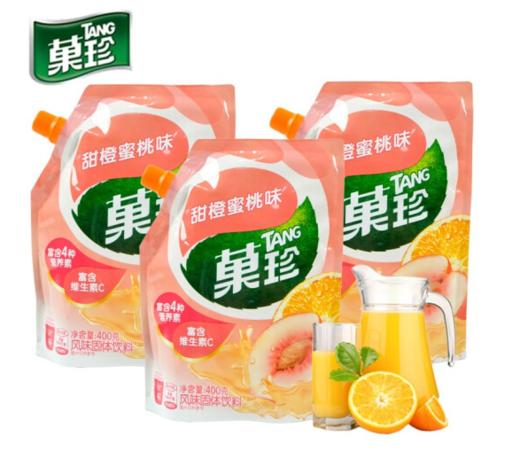 亿滋果珍甜橙.蜜桃混合味【400g】 商品图0