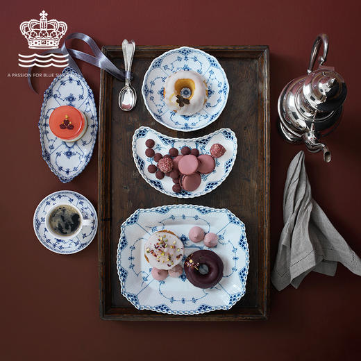 【ROYAL COPENHAGEN】皇家哥本哈根全蕾丝唐草盘子ins风家用高级感餐盘 商品图3