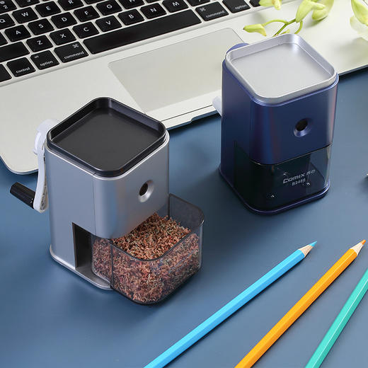 齐心 B2486 办公削笔机卷笔刀削笔器转笔刀手摇铅笔刀（可调式） 商品图4