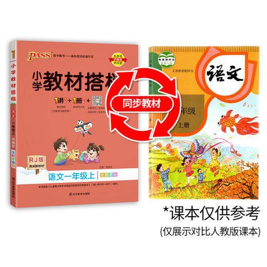 【2022新 1-6年级】小学教材搭档一年级二三四五六年级上册语文数学英语人教版北师版小学生课文讲解预习资料辅导课堂笔记pass绿卡 商品图2