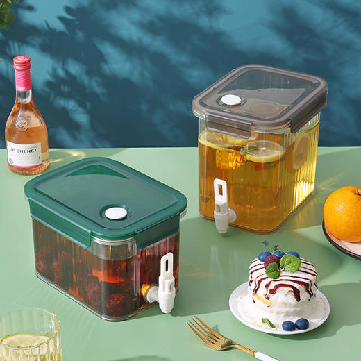 贤妈优选 |冷水壶带水龙头家用放冰箱凉水杯密封大容量耐高温水壶 商品图5