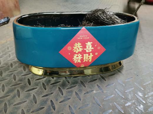 蓝色花器长方形 商品图0