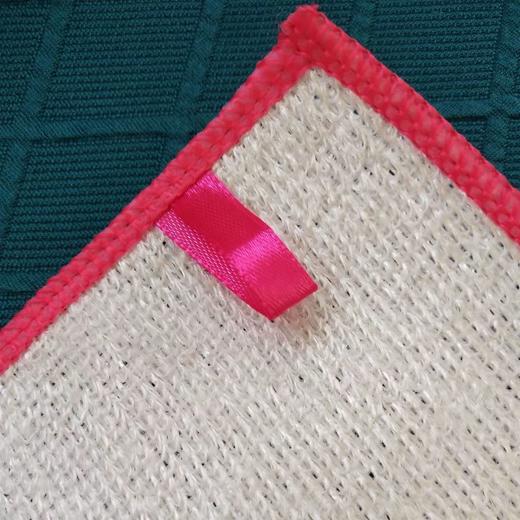 双层洗碗布竹纤维家用不沾油不掉毛抹布厨房专用清洁布不含海绵 商品图4