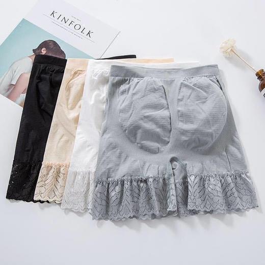 蕾丝安全裤女夏季防走光不卷边宽松无痕可外穿白色打底裤薄款短裤 商品图3