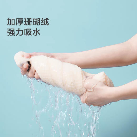 今之逸品干发帽女吸水速干擦头发毛巾包头巾加厚浴帽长发干发巾（粉色） 商品图7