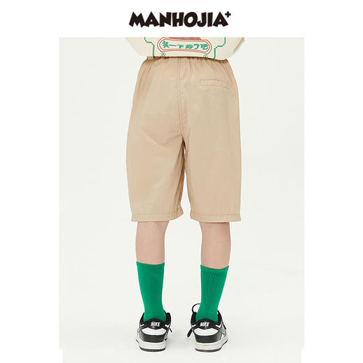 漫画家童装男童裤子夏季新品儿童工装棉布中裤宽松速干裤潮 商品图2