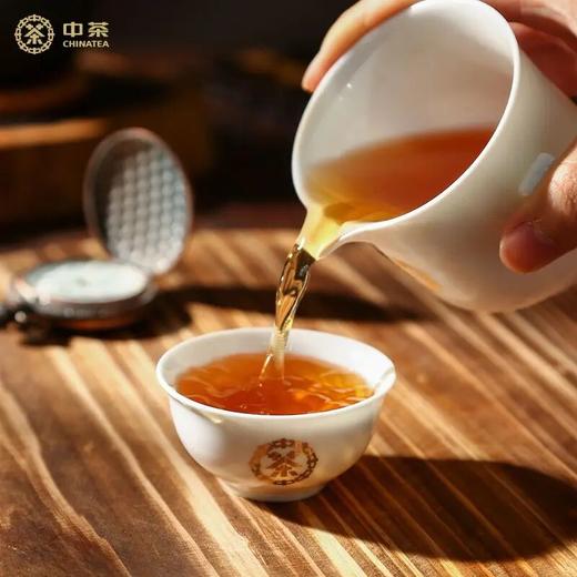 中粮-中茶2020年安化黑茶百年木仓【珍藏款】手筑茯砖700g中国中粮出品金花茯砖茶 商品图2