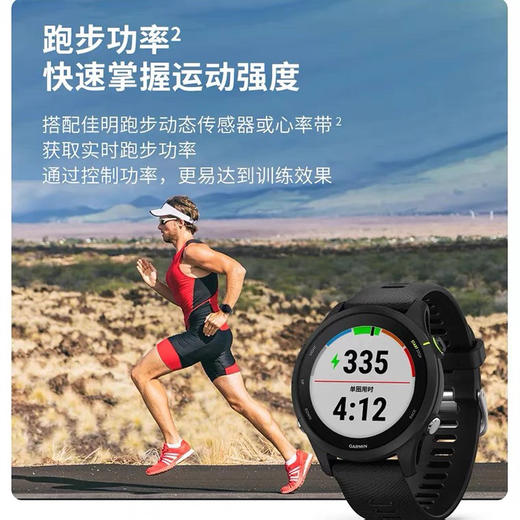 Garmin佳明Forerunner255音乐跑步游泳血氧心率运动手表 商品图12