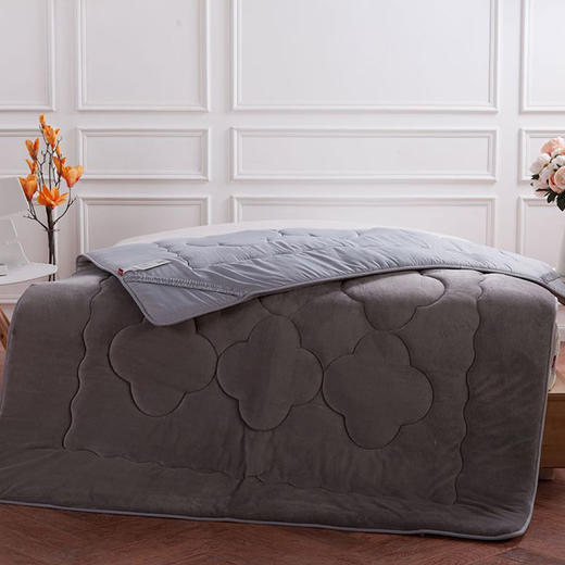 [多喜爱】床垫---斯雅暖绒软垫（灰） 商品图0