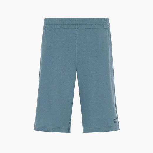 EMPORIO ARMANI EA7 阿玛尼 男士棉质字母标志logo印花休闲短裤 蓝色 8NPS02 PJ05Z 1537 商品图0