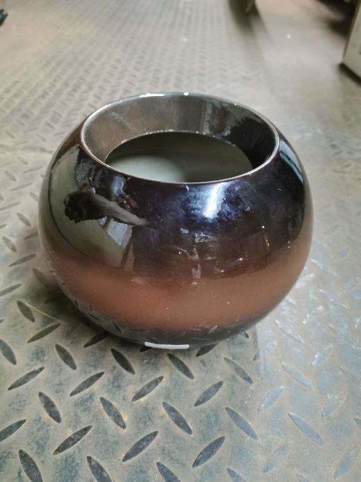 圆形花器棕色 商品图0