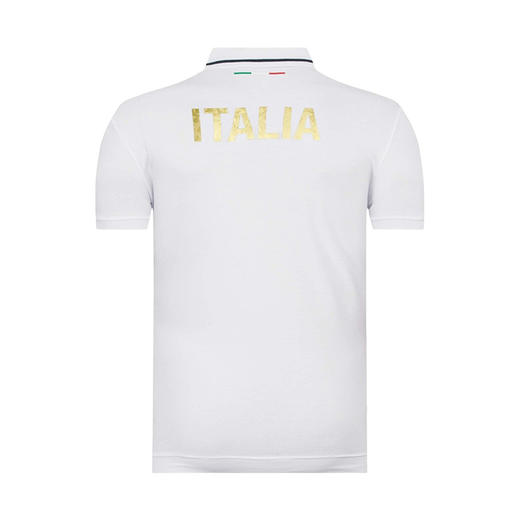 EMPORIO ARMANI EA7 阿玛尼 男士棉质字母标志logo印花短袖 POLO衫 白色 8NPFC0 PCA2Z 1100 商品图1