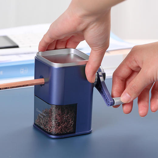 齐心 B2486 办公削笔机卷笔刀削笔器转笔刀手摇铅笔刀（可调式） 商品图3