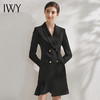 IWY/黑色职业西装连衣裙时尚办公室职场工作服主持人名媛气质修身 Q10359 商品缩略图0