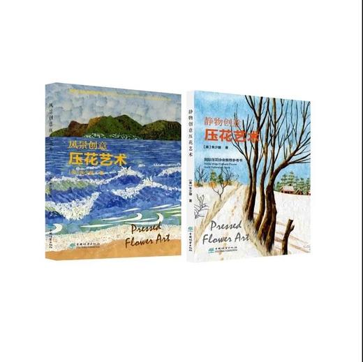 创意压花艺术套装，包括：《风景创意压花艺术》《静物创意压花艺术》（[美]朱少珊 著） 商品图0