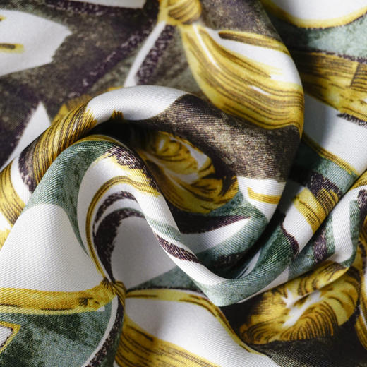 剩S 米思阳2024春季新款优雅法式百搭打底印花V领a字大摆裙高腰连衣裙 商品图2