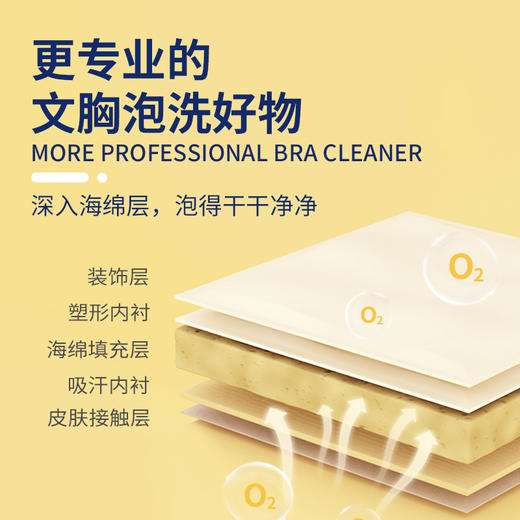 森林海洋 贴身衣物泡洗粉内衣裤专用有氧洗衣粉衣物除菌去污渍 商品图1