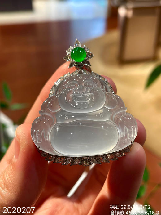 2020207，玻璃佛公吊坠。具体价格微信咨询 商品图6