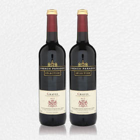【双瓶优惠】茗酊古堡-格拉夫红葡萄酒 French Paradox Graves 2*750ml