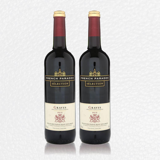 【双瓶优惠】茗酊古堡-格拉夫红葡萄酒 French Paradox Graves 2*750ml 商品图0